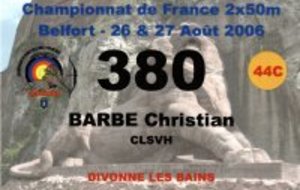 CHAMPIONNAT DE FRANCE Fédéral 2X50m